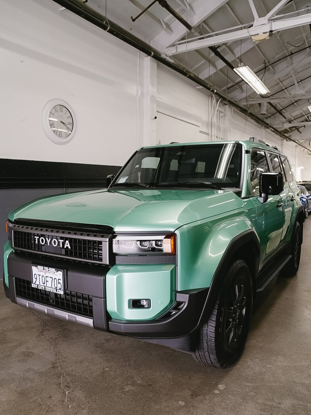 Colored Paint Protection Film in the color — Metallic Sage Green!